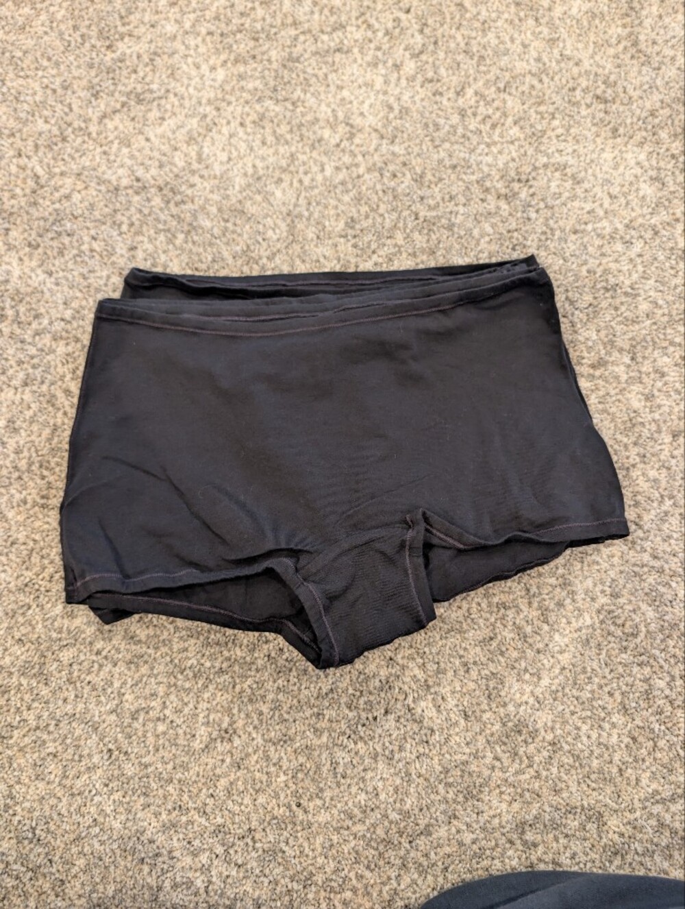 Quince Black Women's Organic Cotton 6-pack Boyshort Underwear Medium NEW